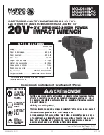 Preview for 15 page of Matco Tools MCL2038HIW Manual