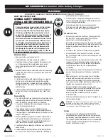 Preview for 2 page of Matco Tools MCL2050CHRG Operating Instructions Manual