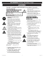 Preview for 4 page of Matco Tools MCL2050CHRG Operating Instructions Manual