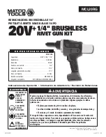 Preview for 10 page of Matco Tools MCL20RG Manual