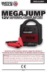 Matco Tools Megajump Manual preview