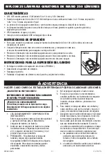 Preview for 11 page of Matco Tools MFLCOB25 Operating Instructions Manual