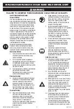 Preview for 2 page of Matco Tools MFLCOB25G Manual