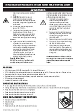 Preview for 3 page of Matco Tools MFLCOB25G Manual