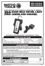 Preview for 15 page of Matco Tools MFLCOB25G Manual