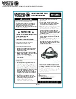 Preview for 1 page of Matco Tools MHLMA Quick Start Manual