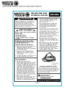 Preview for 3 page of Matco Tools MHLMA Quick Start Manual