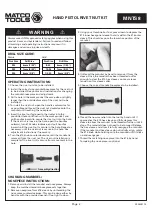 Preview for 2 page of Matco Tools MNTS8 Manual