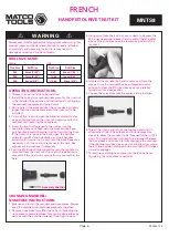 Preview for 6 page of Matco Tools MNTS8 Manual