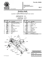 Matco Tools MSJ25 Operating Instructions Manual preview