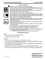 Preview for 3 page of Matco Tools MSJ25 Operating Instructions Manual