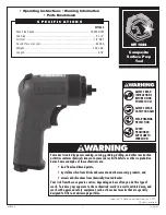 Matco Tools MT1644 Operating Instructions, Warning Information, Parts Breakdown предпросмотр