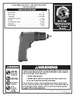 Matco Tools MT1745 Operating Instructions Manual preview