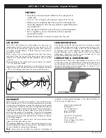 Preview for 3 page of Matco Tools MT1761 Operating Instructions