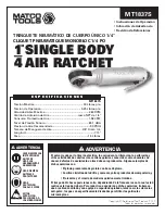 Preview for 6 page of Matco Tools MT1837S Operating Instructions Manual