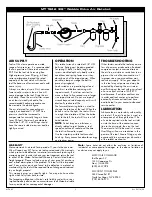 Предварительный просмотр 3 страницы Matco Tools MT1842 Operating Instructions, Warning Information, Parts Breakdown