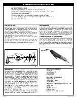 Предварительный просмотр 7 страницы Matco Tools MT2215 Operating Instructions Manual