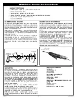 Предварительный просмотр 10 страницы Matco Tools MT2215 Operating Instructions Manual