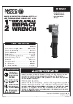 Preview for 10 page of Matco Tools MT2512 Operating Instructions Manual