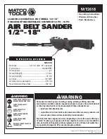 Preview for 1 page of Matco Tools MT2618 Manual