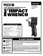 Preview for 10 page of Matco Tools MT2738 Manual