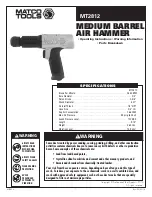 Matco Tools MT2812 Manual preview