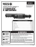 Matco Tools MT2814 Operating Instructions Manual preview