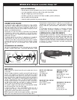 Preview for 10 page of Matco Tools MT2835 Operating Instructions Manual