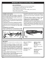 Предварительный просмотр 10 страницы Matco Tools MT2840 Operating Instructions Manual