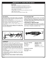 Preview for 3 page of Matco Tools MT2842A Manual