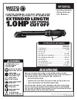 Matco Tools MT2872L Manual preview