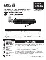 Preview for 1 page of Matco Tools MT2875R Operating Instructions Manual