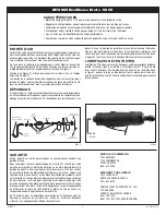 Preview for 7 page of Matco Tools MT2880 Operating Instructions, Warning Information, Parts Breakdown