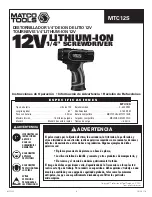 Предварительный просмотр 8 страницы Matco Tools MTC12S Manual