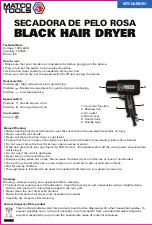 Matco Tools MTCHAIRDRY Quick Start Manual preview