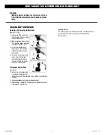 Preview for 3 page of Matco Tools MUC122LED Manual