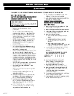 Preview for 4 page of Matco Tools MUC12LC Operating Instructions Manual