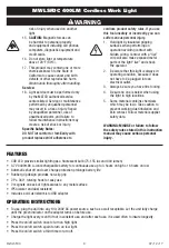 Preview for 3 page of Matco Tools MWLSFDC Operating Instructions Manual