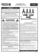 Preview for 1 page of Matco Tools PFCAH1 Quick Start Manual