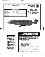 Matco Tools RL1325 Operating Instructions preview