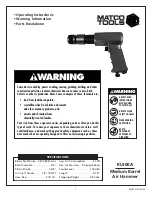 Preview for 1 page of Matco Tools RL900A Operating Instructions