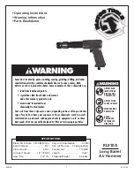 Preview for 1 page of Matco Tools RL910A Operating Instructions