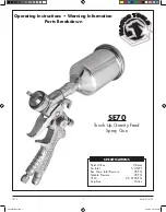 Matco Tools SE70 Operating Instructions Manual preview