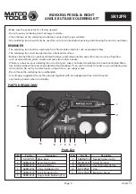 Preview for 4 page of Matco Tools SK12PR Manual