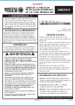 Preview for 2 page of Matco Tools SMCFS11 Quick Start Manual