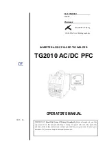 Matco Tools TG2010 Operator'S Manual предпросмотр