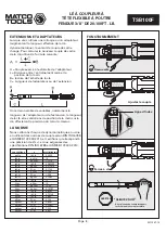 Preview for 8 page of Matco Tools TSB100F Quick Start Manual