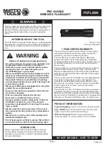 Preview for 1 page of Matco PCFLASH Manual