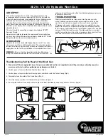 Предварительный просмотр 3 страницы Matco Silver Eagle SE214 Operating Instructions Manual