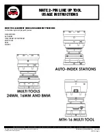 Preview for 1 page of MATE MTH-16 Usage Instructions